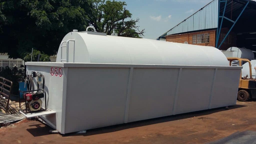Bunded diesel tank