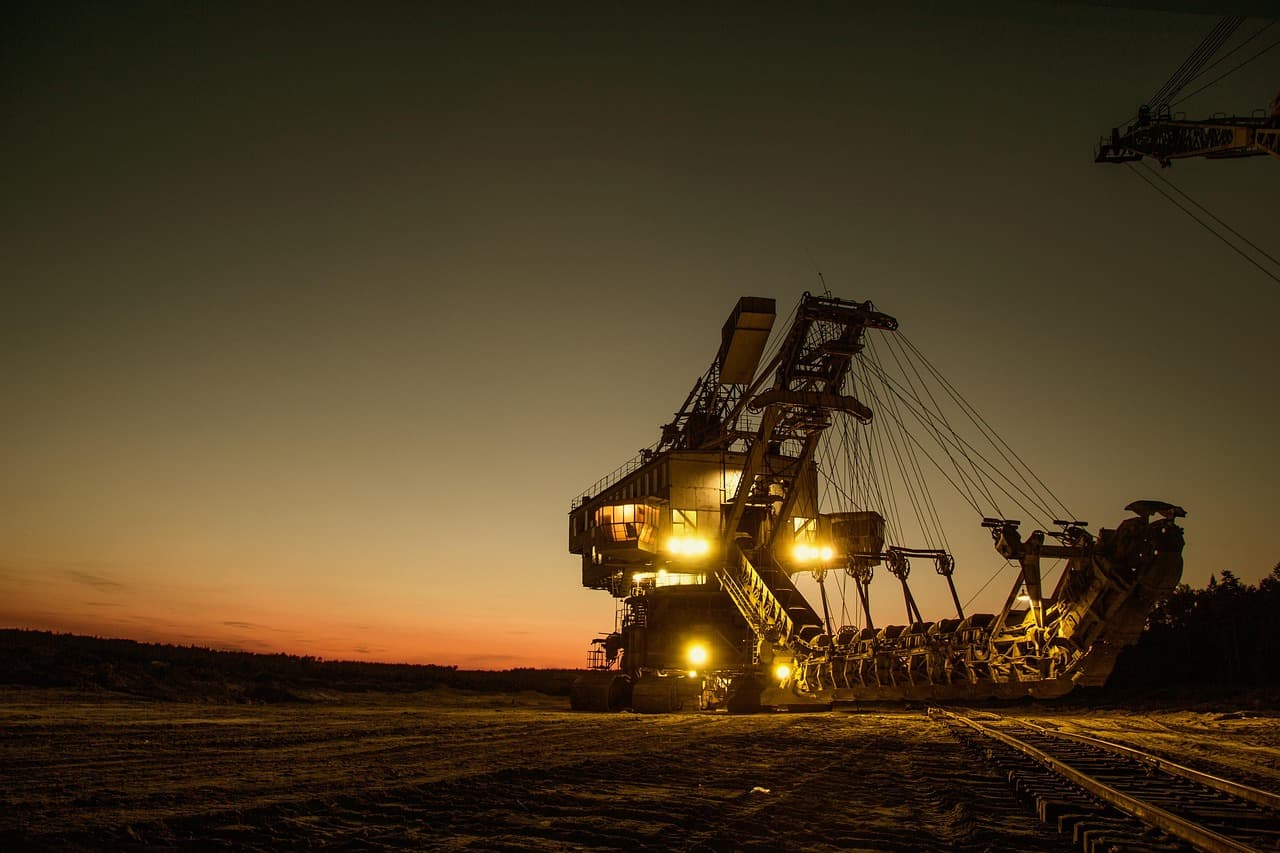 Industrial mining fleet